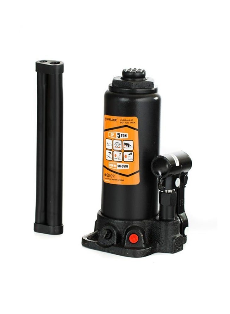 Shielder Hydraulic Bottle Jack Shielder SH-5510 5 Ton Heavy Duty Car Lifting Jack With Steel Extension Screw - Image 3