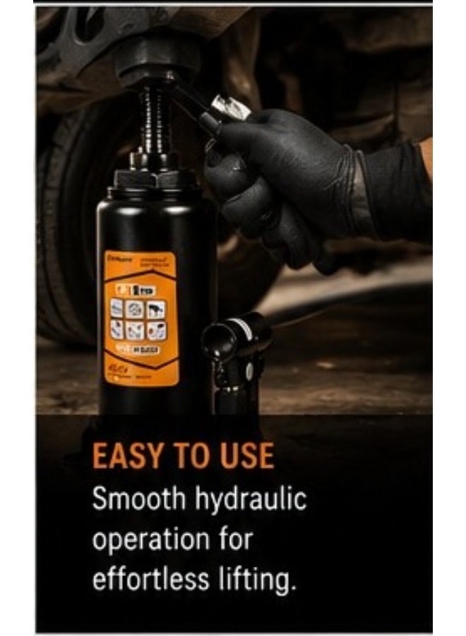 Shielder Hydraulic Bottle Jack Shielder SH-5510 5 Ton Heavy Duty Car Lifting Jack with Steel Extension Screw for Garage Auto Repair and Vehicle Maintenance - Image 4