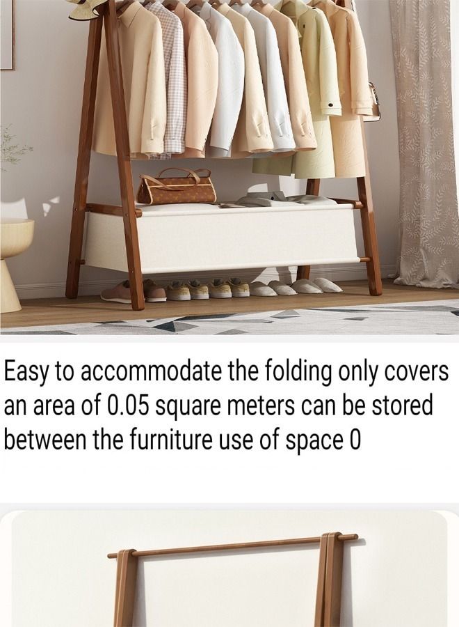 fashionhome Multifunction Clothes and Household Items Foldable Storage Rack 116 x 46 x 150 cm - Image 3