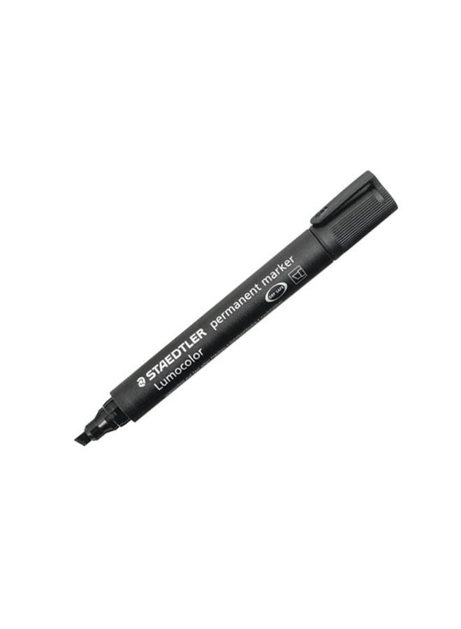 STAEDTLER Lumocolor Chisel Tip Permanent Marker Black - Image 1