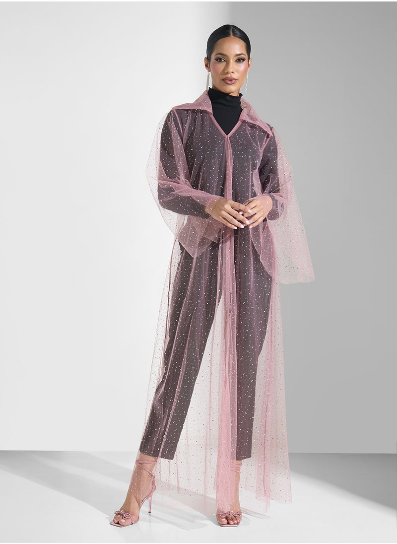 Khizana Sheer Abaya  - Image 1