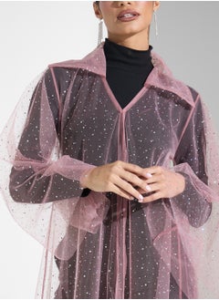 Khizana Sheer Abaya  - Image 3