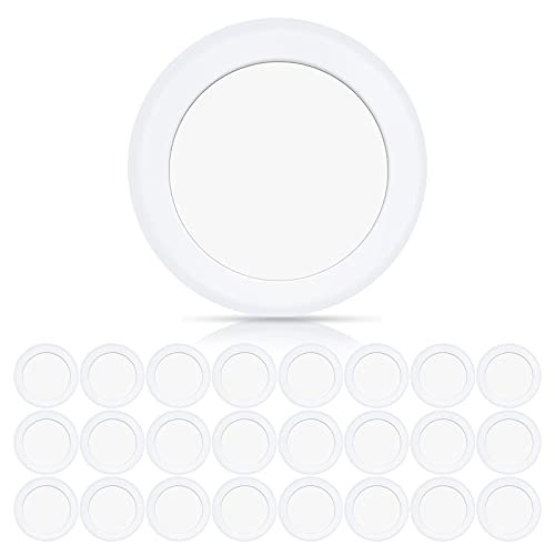 ECOELER 6” Dimmable LED Flush Mount Disc Lights, 16.5W, 1000Lm, 5000K Day Light, Surface Mount Ceiling Light Installs with Junction Box or Recessed Can, Energy Star & ETL-Listed, 24 Pack - Image 1