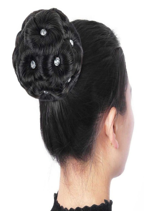 Samyak Hair Chignon Bun Claw Clip Hair Extension Artificial Synthetic Hairpiece For Women & Girls - Image 2
