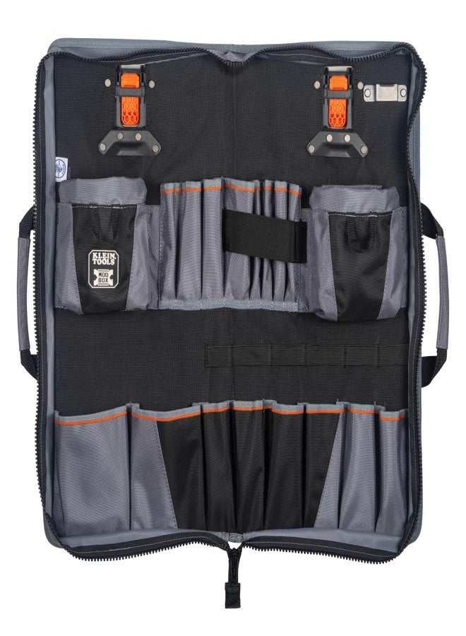 Klein Tools 54813MB MODBox Utility Cart Tool Apron, Tool Storage Organizer, Utility Cart Accessories, Zips Closed for Storage or Transport - Image 1
