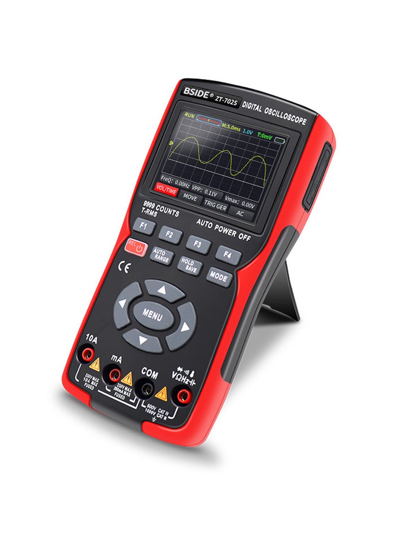 BSIDE 2in1 Digital Oscilloscope Multimeter 48MSa/s Sampling Rate 10Mhz Bandwidth 9999 Counts True RMS 2.8inch IPS Color Display Multimetro  - Image 2