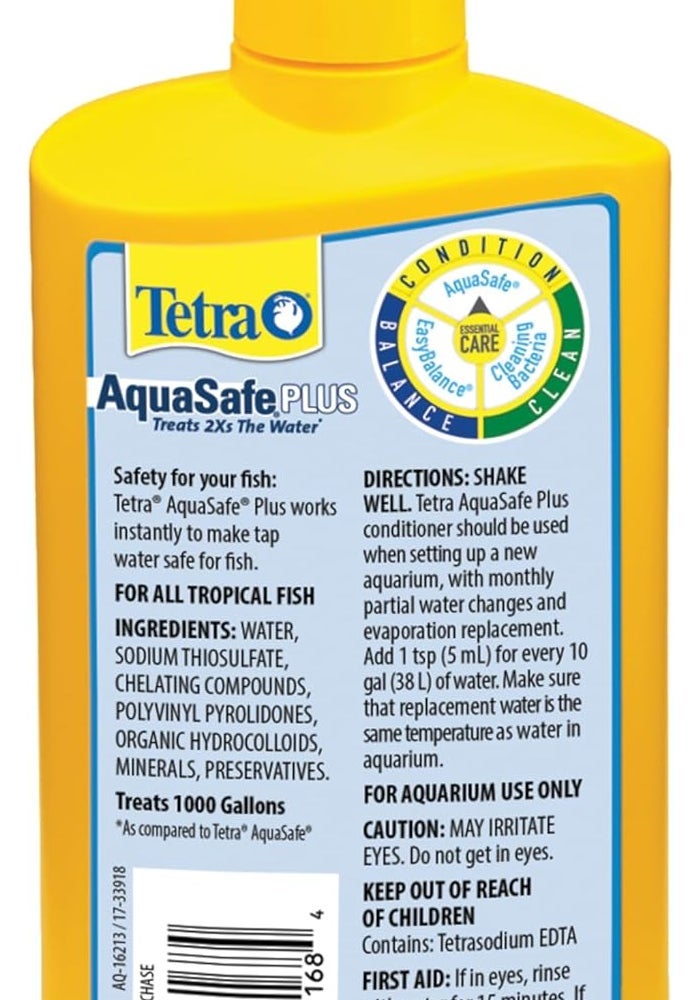 Tetra AquaSafe Plus Water Conditioner, 16.9 Fl Oz (500 ml) - Makes Tap Water Safe for Aquatic Life - Image 2
