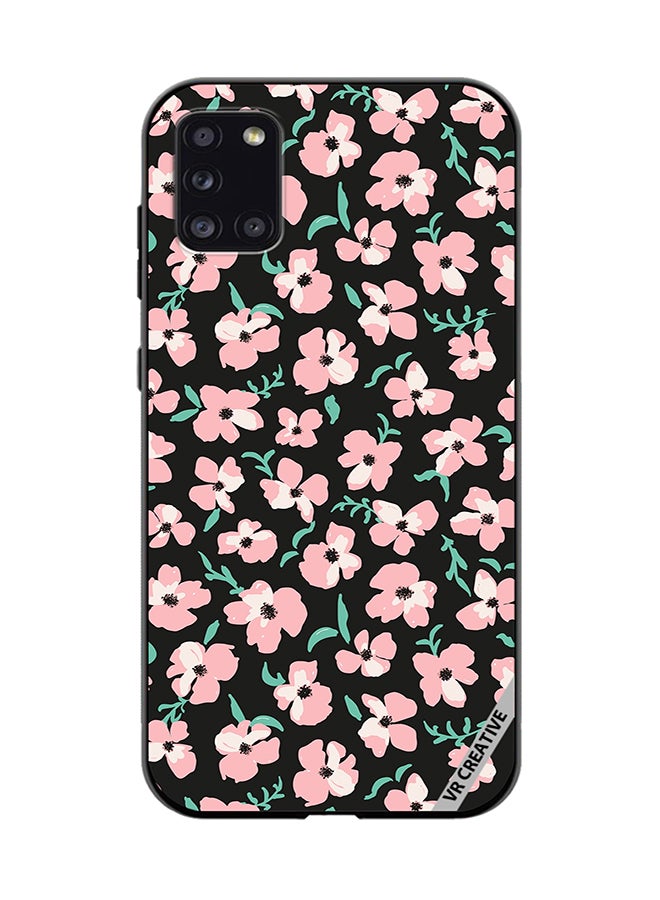 VR CREATIVE Protective Case Cover For Samsung Galaxy A31 Flower Design Multicolour - Image 1