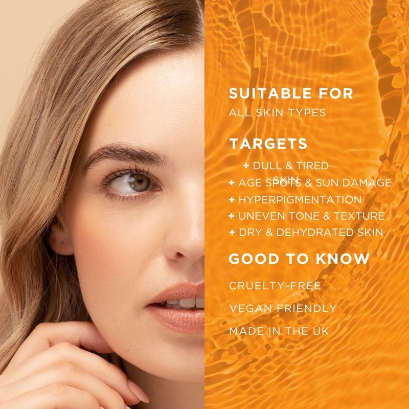Fade Out Pure Glow Brightening Exfoliating Face Wash with Vitamin C Pink Pomelo and Niacinamide 100ml Cruelty Free Vegan Friendly - Image 3