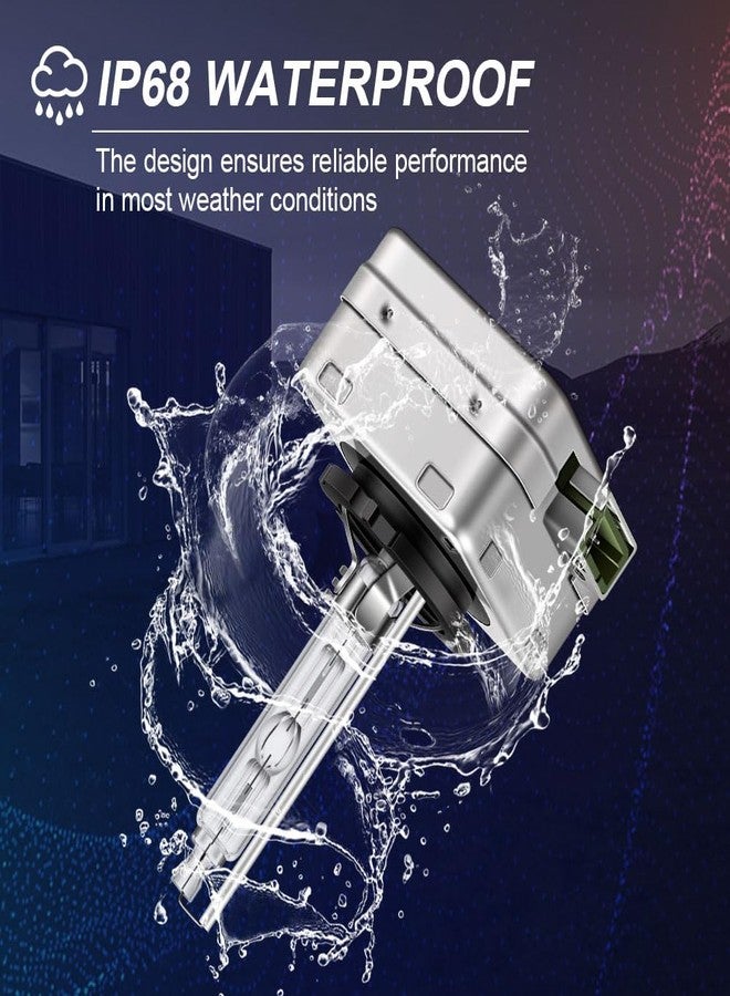 Erato D3S Xenon Fit for 2017-2021 Compass 2014-2021 Grand Cherokee Headlight Bulbs, 6000K 35W Diamond White, High Low Beam 12V Car Replacement Bulbs- Pack of 2 - Image 4