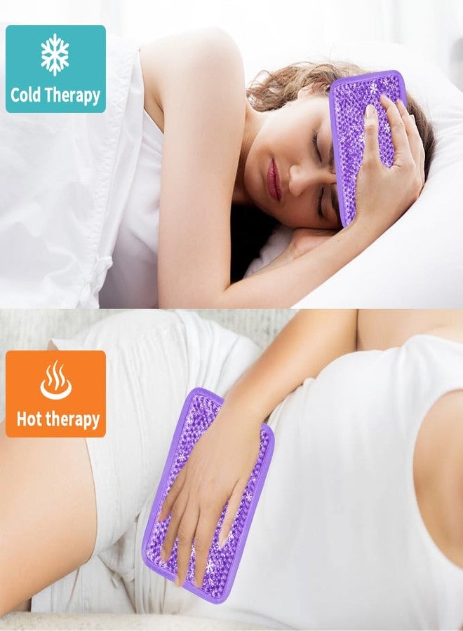 CONBELLA Gel Ice Pack for Injuries Reusable – Hot & Cold Therapy for Pain Relief, Swelling, Knee, Shoulder, Back, Ankle, Neck, Elbow, Wisdom Tooth – Flexible Soft Gel Beads Cold Packs - Image 2