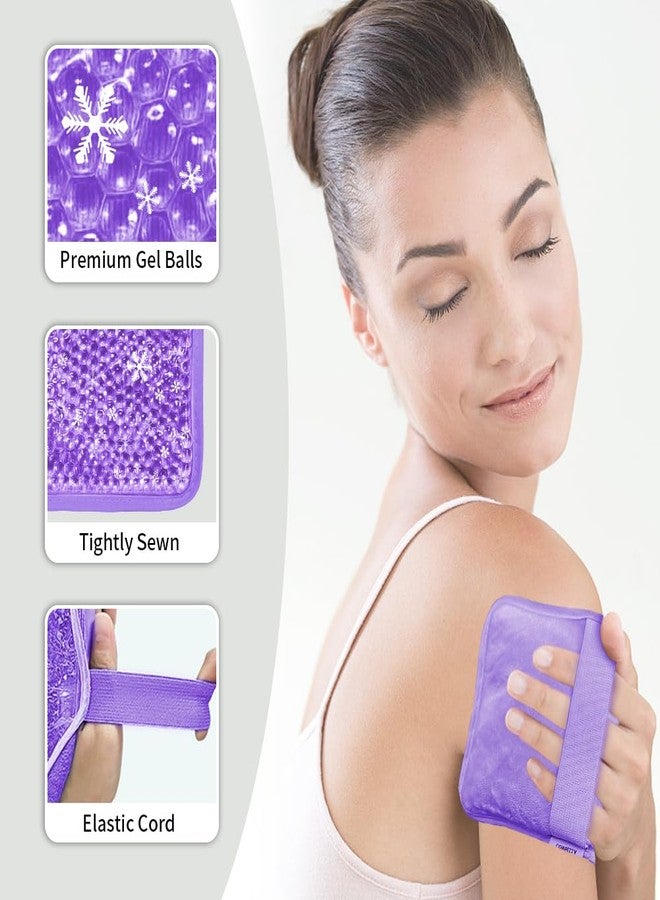CONBELLA Gel Ice Pack for Injuries Reusable – Hot & Cold Therapy for Pain Relief, Swelling, Knee, Shoulder, Back, Ankle, Neck, Elbow, Wisdom Tooth – Flexible Soft Gel Beads Cold Packs - Image 5
