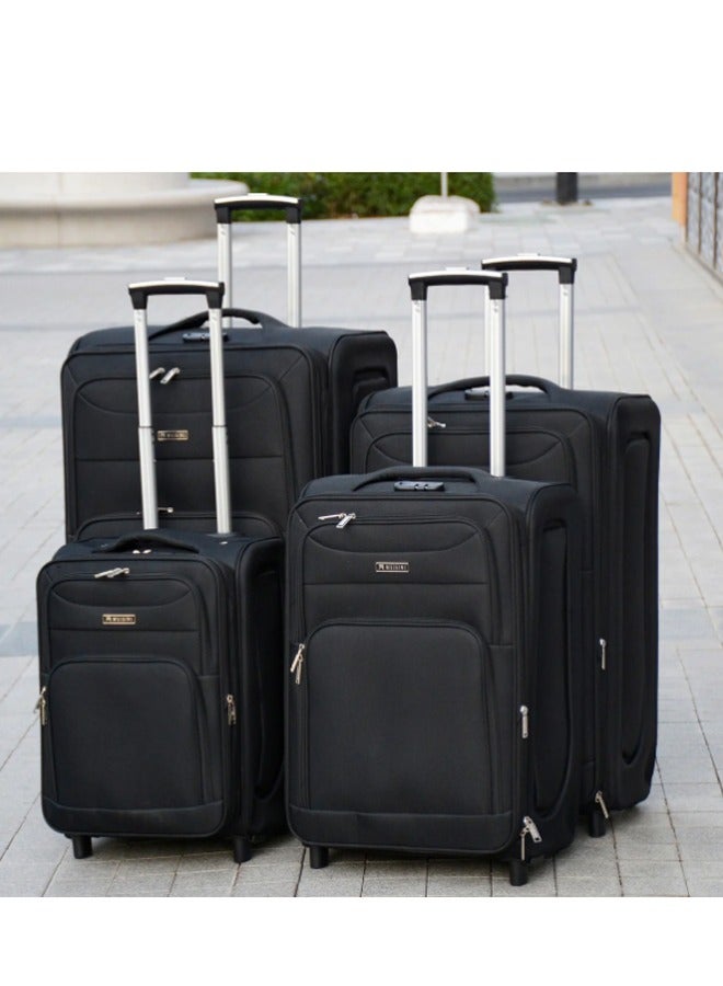 NKX 4 Pieces ABS Hardside Spinner 2 Wheels Trolley Luggage Set  20/24/28/32 Inch  - Image 1