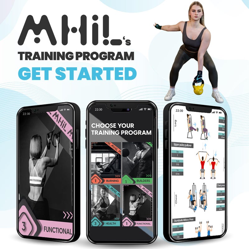 MhIL Workout Gloves for Women â€“ Breathable Gym Gloves for Women with Palm Protection and Enhanced Grip â€“ Padded Weight Lifting Glove for Womens with Wrist Wraps Support Weightlifting Exercise Cycling - Image 5