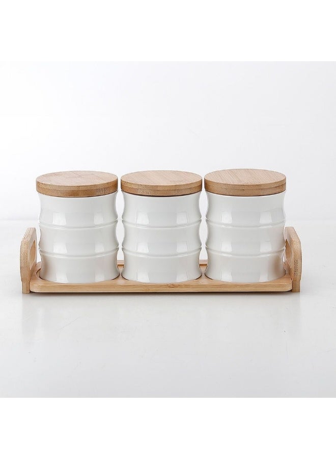 Princess Cookie Jar Set 4Pc 900ml 38x13x15.3cm Storage Jars