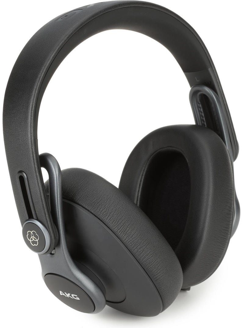 AKG Pro Audio K371 Wired Over-Ear, Closed-Back, Foldable Professional Recording Studio Headphones, Studio Monitor Mixing, Podcast, DJ Stereo Headsets, Black - Image 4