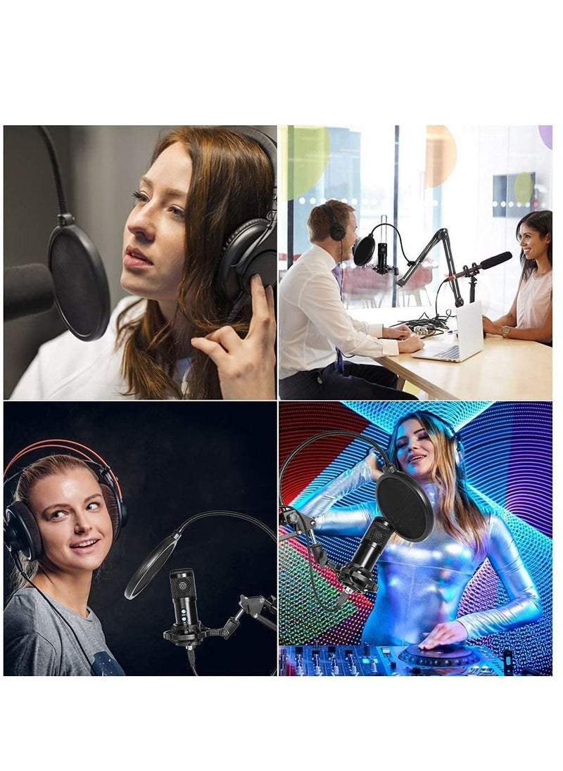 Generic - Beauenty for BM800 Professional Broadcasting Studio Recording Condenser Microphone Mic Kit with Sound card - Image 1