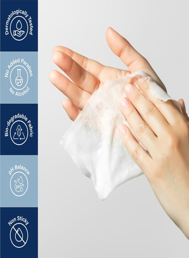Tulips,Biodegradable Refreshing Pocket Wipes: Compact Care for On-the-Go Moments"delightful scent,gentle and safe for all skin types(Caramel Creme, Pack of 5) 8 wipes in a pack - Image 4