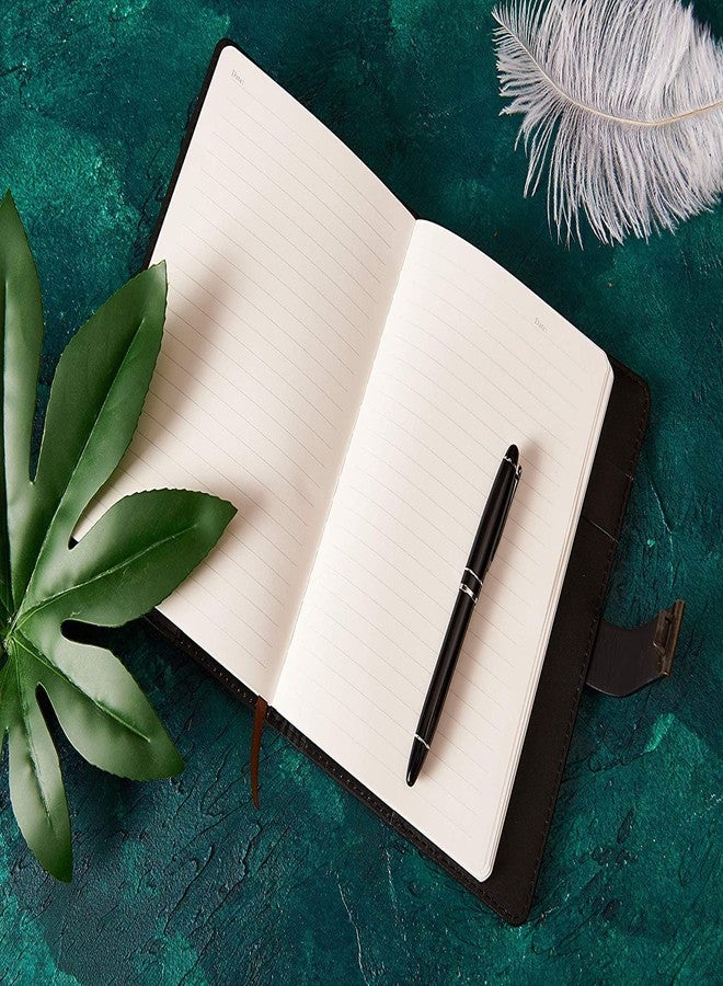 JRS TRADERS Portible Personal Retro Diary With Lock | Journal Notebook Diary | Digital Password Diary Combination Locking Writing Gift Diary With Pen Holder 3 Card Slots (Pack of 1) (WHITE) - Image 2