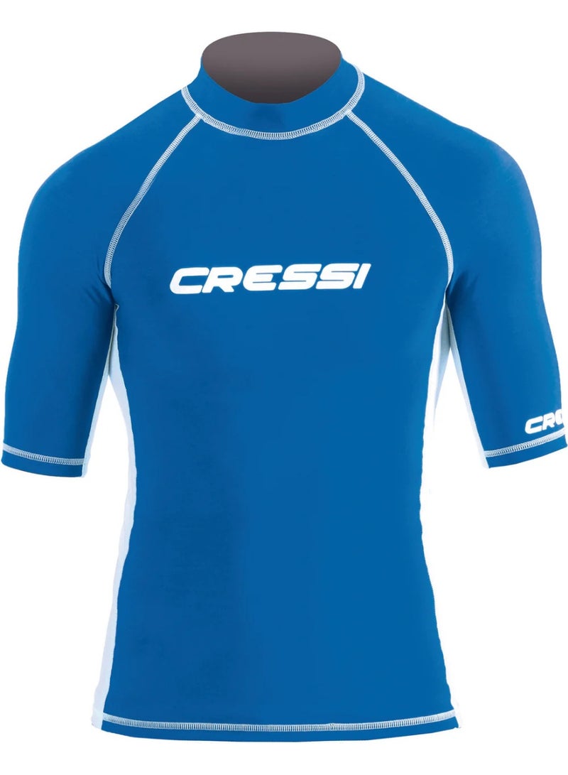 Cressi Rashguard Short Sleeves Blue Men - Image 2