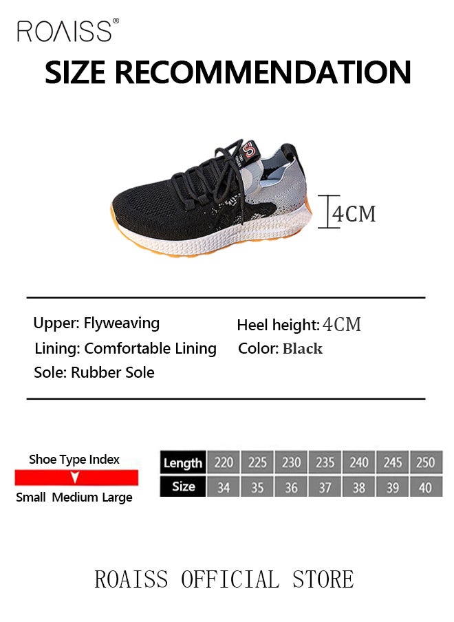 roaiss - Colorblock Running Shoes for Women Sneakers Breathable Mesh Surface Trainers Casual Jogging Walking  Casual Lightweight Comfy  for Young Ladies Students Teenagers All Seasons Wearable Athlesiure Shoes - Image 1