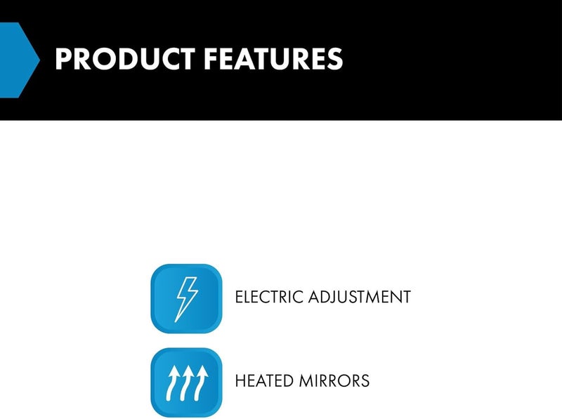 TRQ Left Mirror Drivers Side Compatible with 2015-2017 Jeep Wrangler CH1320393 - Image 2