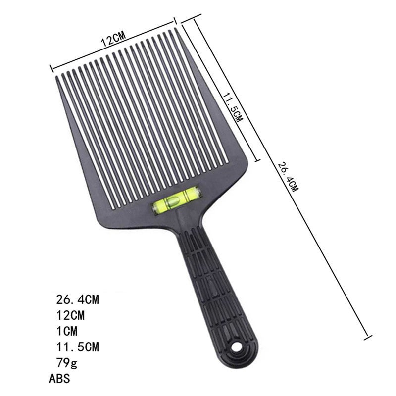Men Flat Cutting Horizontal Comb Professional Level Hairdressing Push-shear Comb for Baber - Image 4