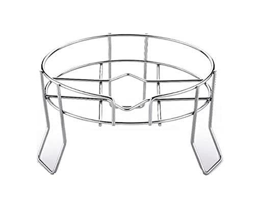 GALV Heavy Stainless Steel Chrome Plated Fancy Water Matka and Pot Stand Silver Standard - Image 1