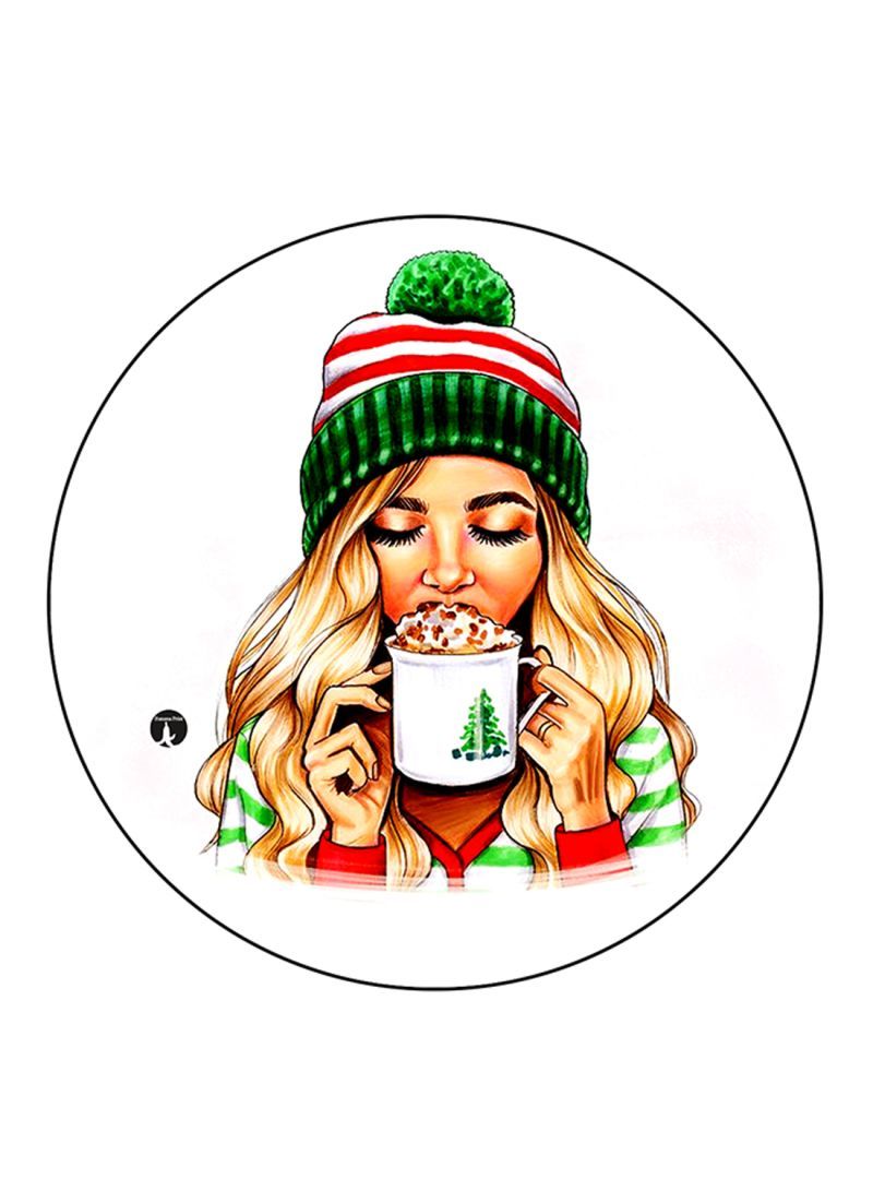 RKN Girl Printed Mouse Pad  Multicolour