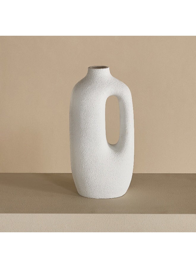 Home Box White Polyresin Decorative Table Vase for Home - Image 2