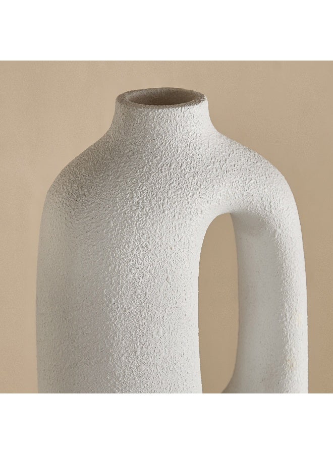 Home Box White Polyresin Decorative Table Vase for Home - Image 3