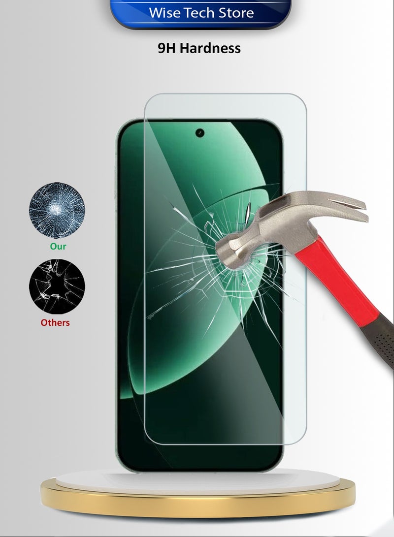 دبليو تيك واقي شاشة زجاجي مقسّى مقوى 9H 2.5D بحواف منحنية لسلسلة WTech المميزة لجهاز Realme GT8 5G 2025 (MSG9CN) - شفاف - Image 3