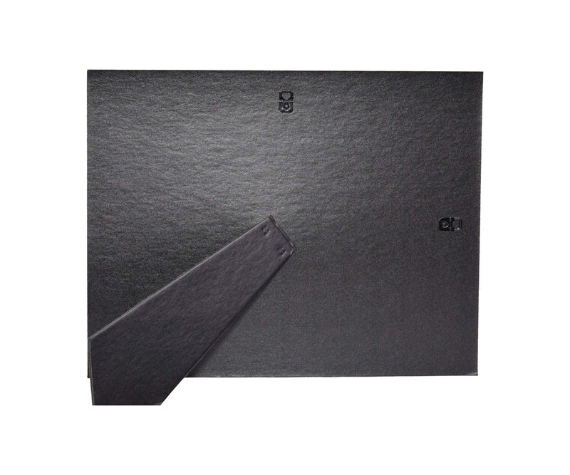 Creative Picture Frames CreativePF [DL8.5x11bk-b] Satin Black Double Business License Frame with Two 3x8.5-inch Opening Mat Including Easel Stand and Wall Hangers - Image 5