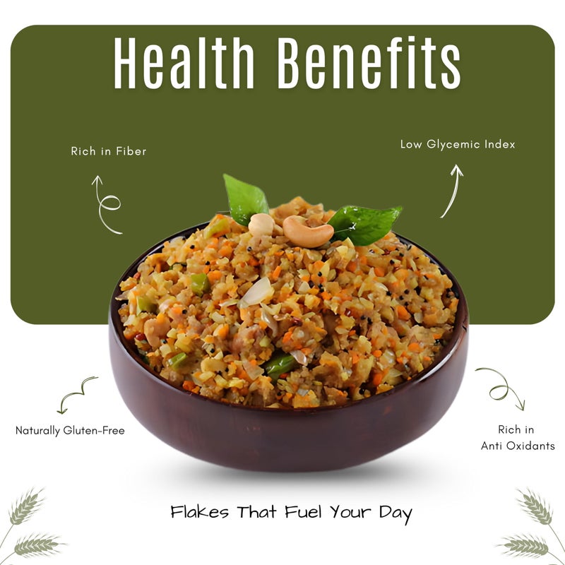 RR PILLAI'S Sorghum Millet Flakes/Poha - 250 grams, Jowar Flakes, Rich in Fiber and Protein - Image 4