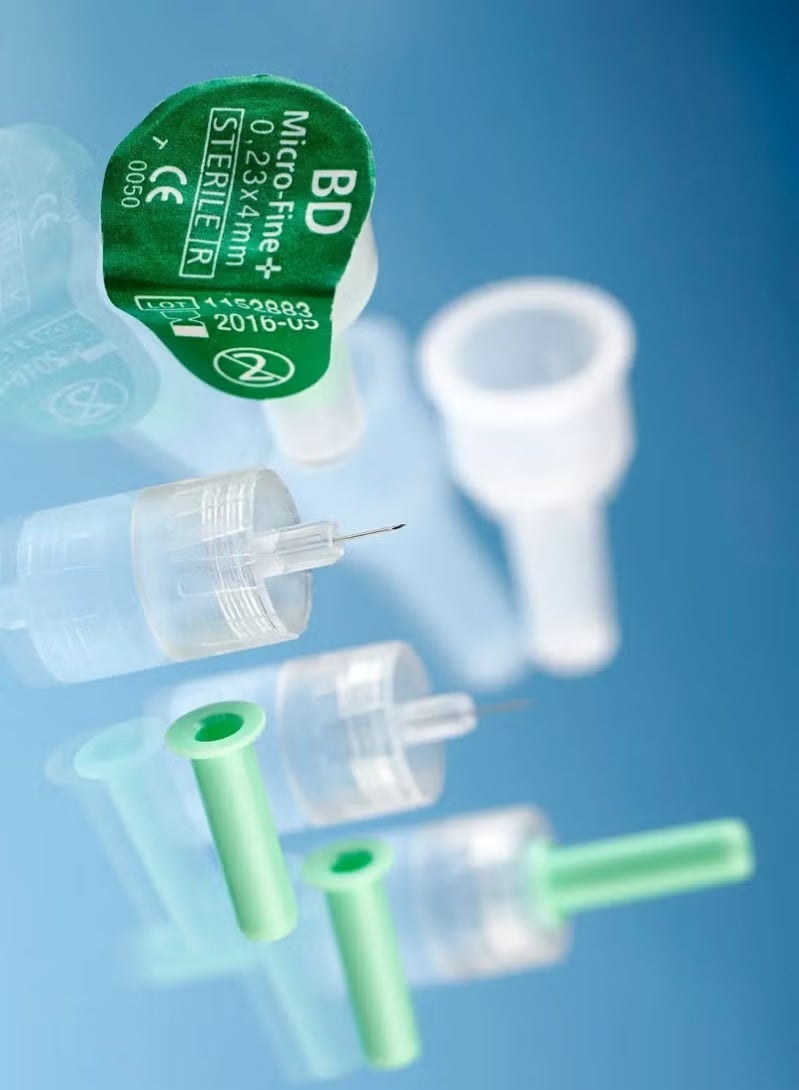 BD Micro-Fine إبر قلم Micro-Fine Plus الأصلية من Bd مم (32 جم) × 4 مم / 0.23 مم (32 جم) × 4 مم 100 - Image 2