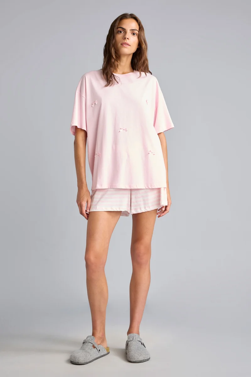Regular Fit Short Sleeve 2 Piece Set