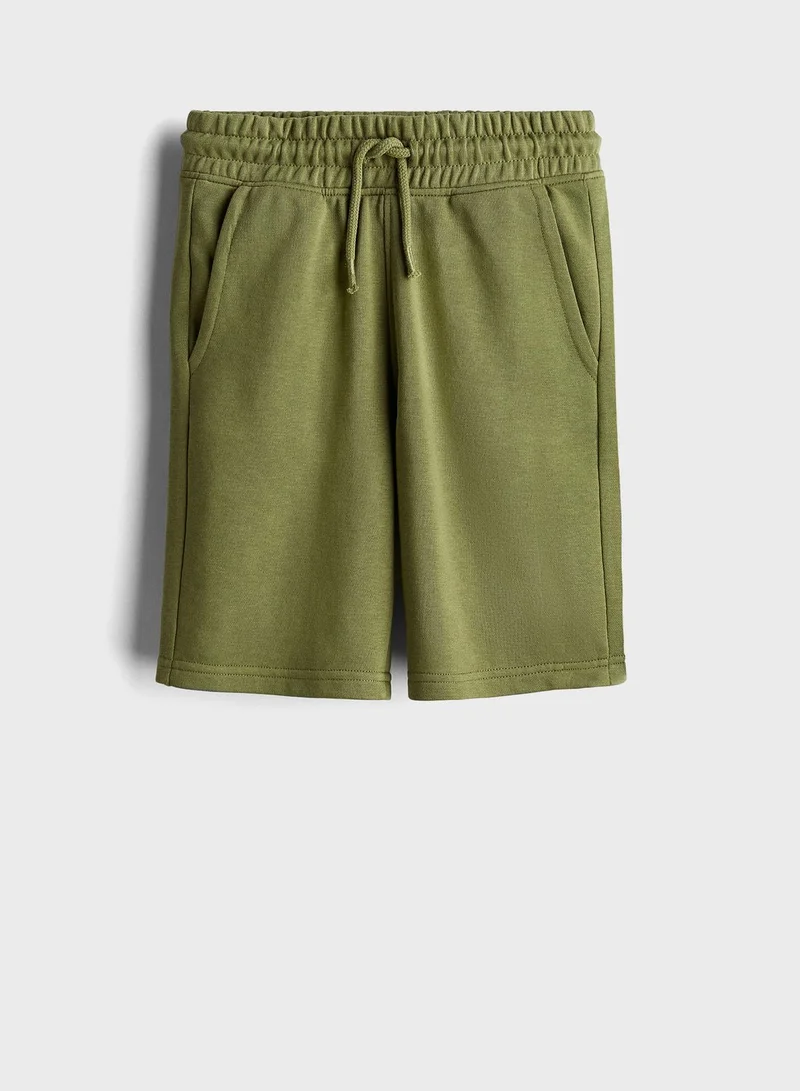 اتش اند ام Kids Drawstring Casual Sweat Shorts