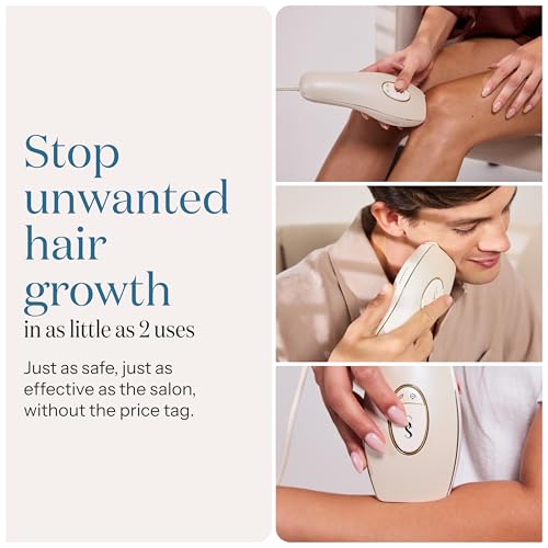 SmoothSkin Pure Adapt Champagne IPL Hair Removal Device, At-Home Laser Hair Removal for Women & Men, Visible Results in 2 Weeks, Safe for Face & Body, Long-Lasting Hair Reduction, Full Body Use - Image 3