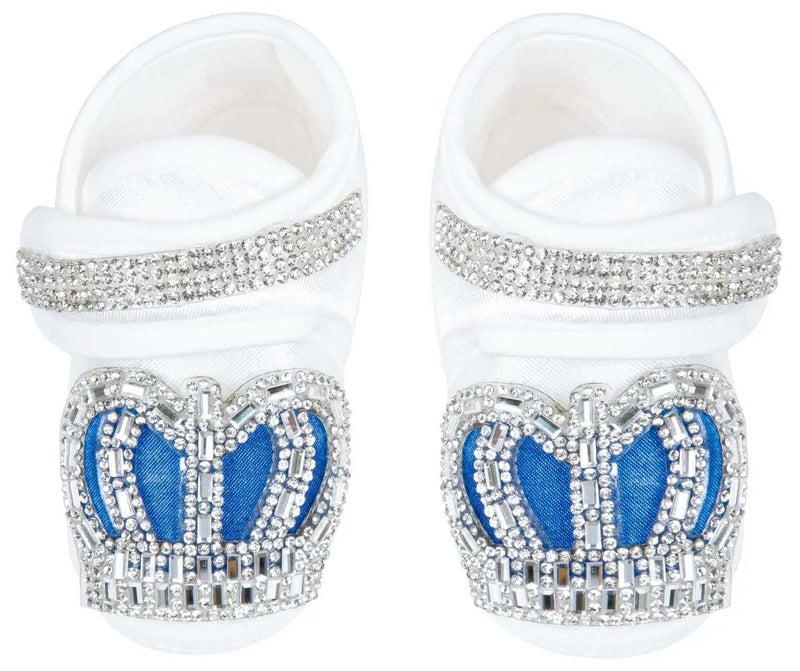 Lilax Baby Boy Jewels Crown Layette 4 Piece Gift Set 3-6 Months Royal Blue - Image 5