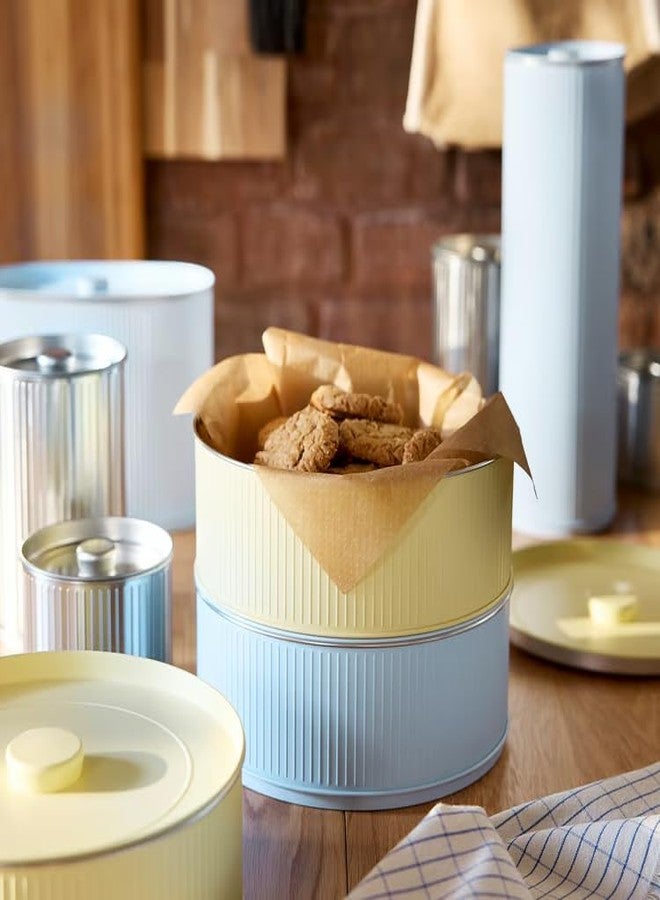 STORK BETTHAJ, Tinplated Steel, Stackable (Tin with lid, for coffee/tea/silver-colour, 0.6 l) - Image 4