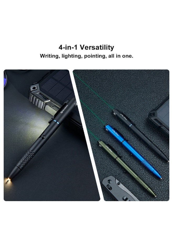 Olight O'Pen Glow Rechargeable Penlight (OD Green), 120 Lumens LED Flashlight, 110mAh USB-C Portable Light, Small EDC Pen Flashlight for Outdoors, Home, Office - Image 2