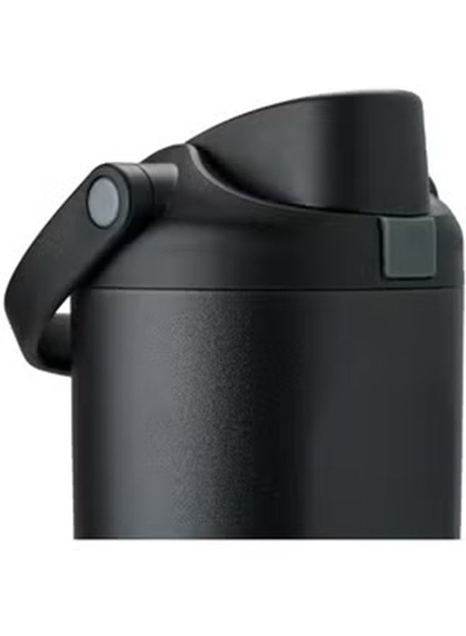 Owala 40 oz (1.18L) Freesip Sway Insulated Stainless Steel waterbottle with straw and sipping spout BPA-Free, Keeps Water Cold for Up to 24 Hours -  Very Very Black - Image 3