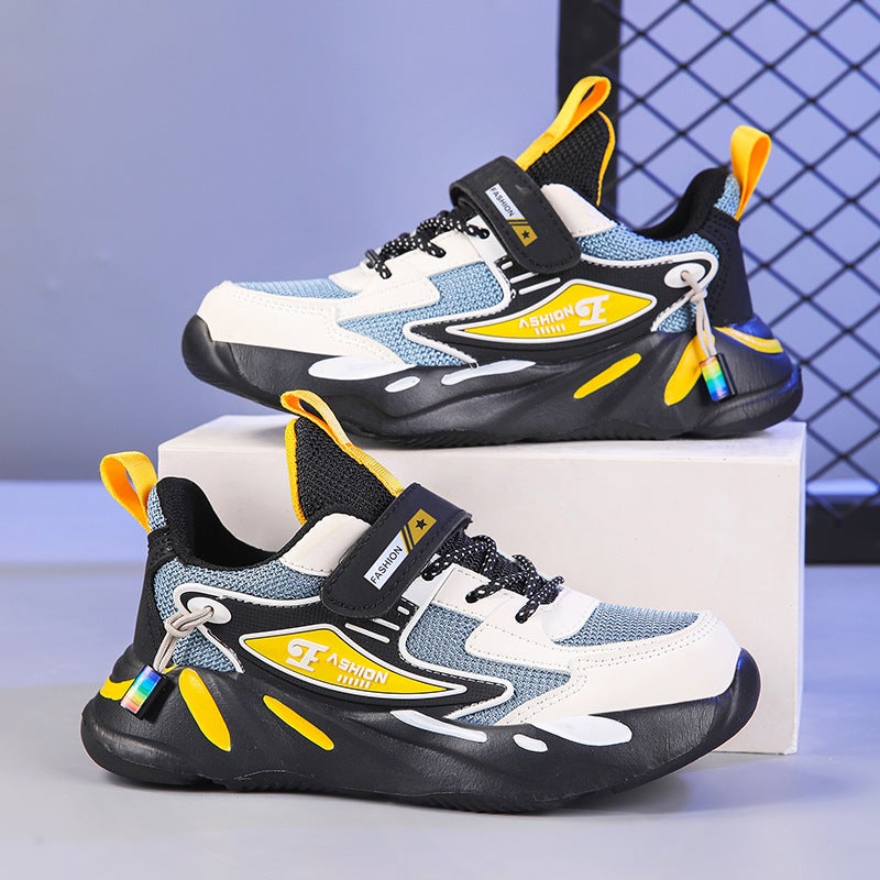 Mesh Sneakers Lightweight Flexible Sole Walking Shoes For Kids Indoor And Outdoor Activities - Image 2