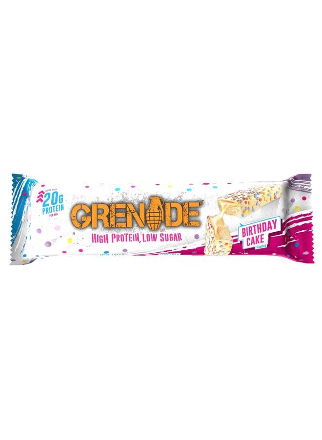 Grenade High Protein, Low Sugar Bar - Dark Chocolate Raspberry, 12 x 60 g - Image 2