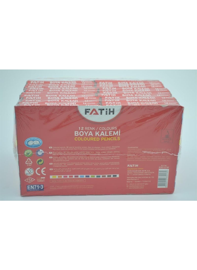 Fatih Crayons 12 Colors 24 Boxes  - Image 1