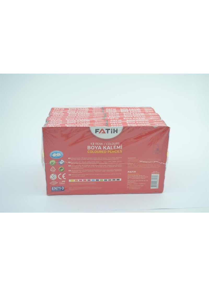Fatih Crayons 12 Colors 24 Boxes  - Image 2