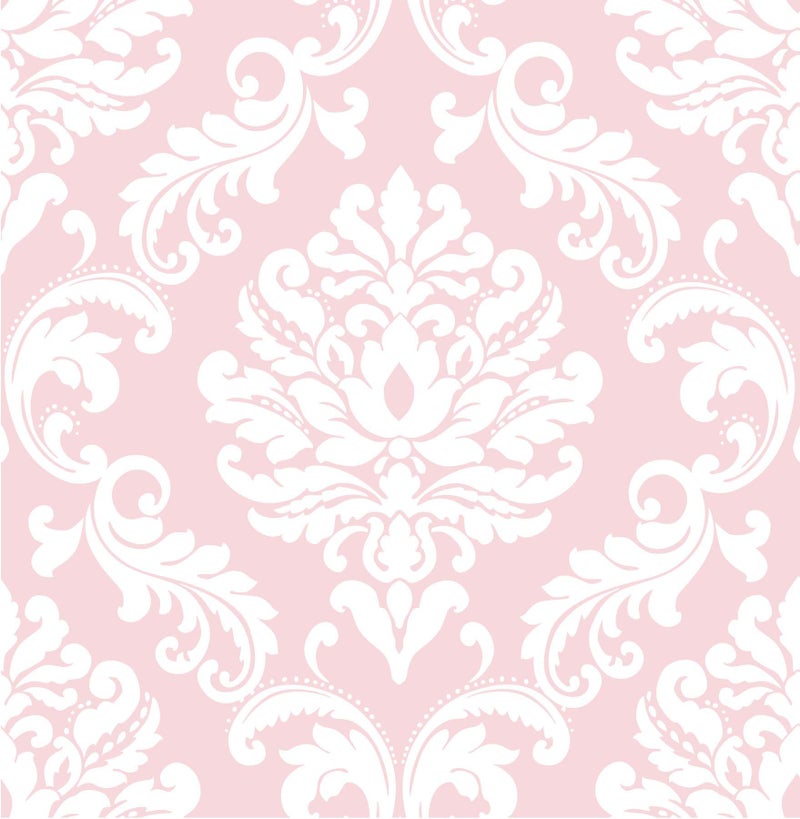 NuWallpaper NU1397 Ariel Peel & Stick Wallpaper, Pink - Image 5