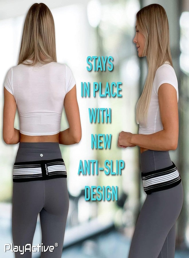 PlayActive Nylon Sacroiliac Si Joint Hip Belt-Lower Back Support Brace For Men And Women-Hip Braces For Hip Pain-Pelvic Support Belt-Trochanter Belt-Sciatica Pelvis Lumbar Pain Relief(Xl/Xxl) - Image 5