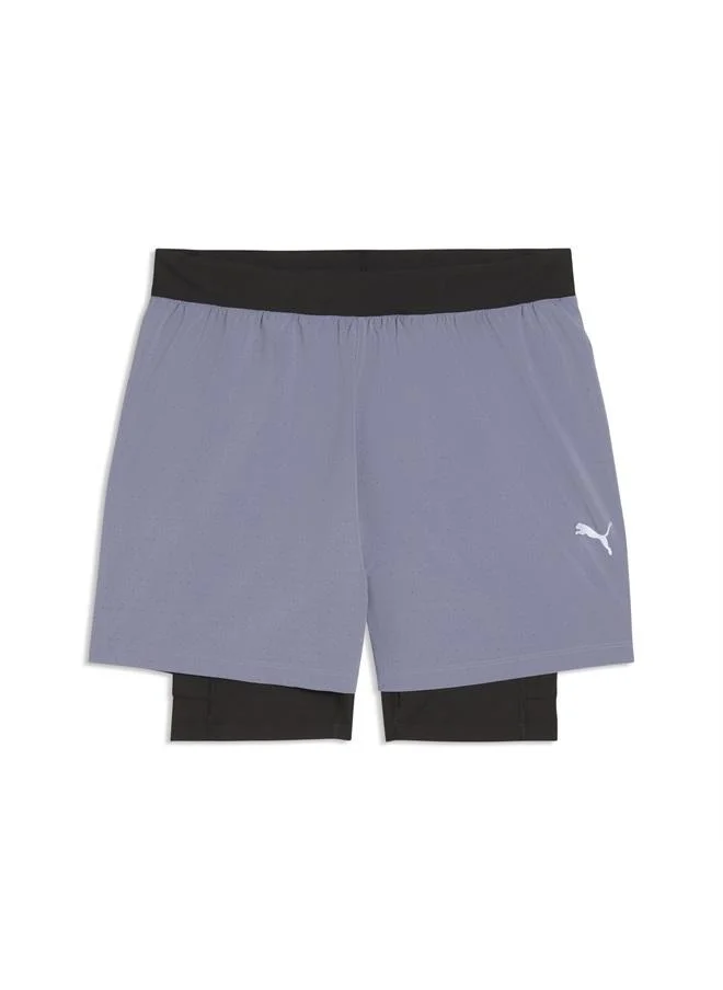 Puma Gray Sky Dreamrun 2-in-1 dryCELL Running 5" Shorts Men for Men | Best Price UAE