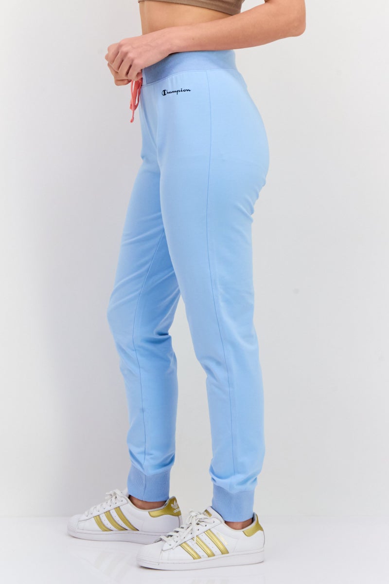 Champion Women Sportswear Fit Rib Cuff Training Pants, Light Blue - Image 2